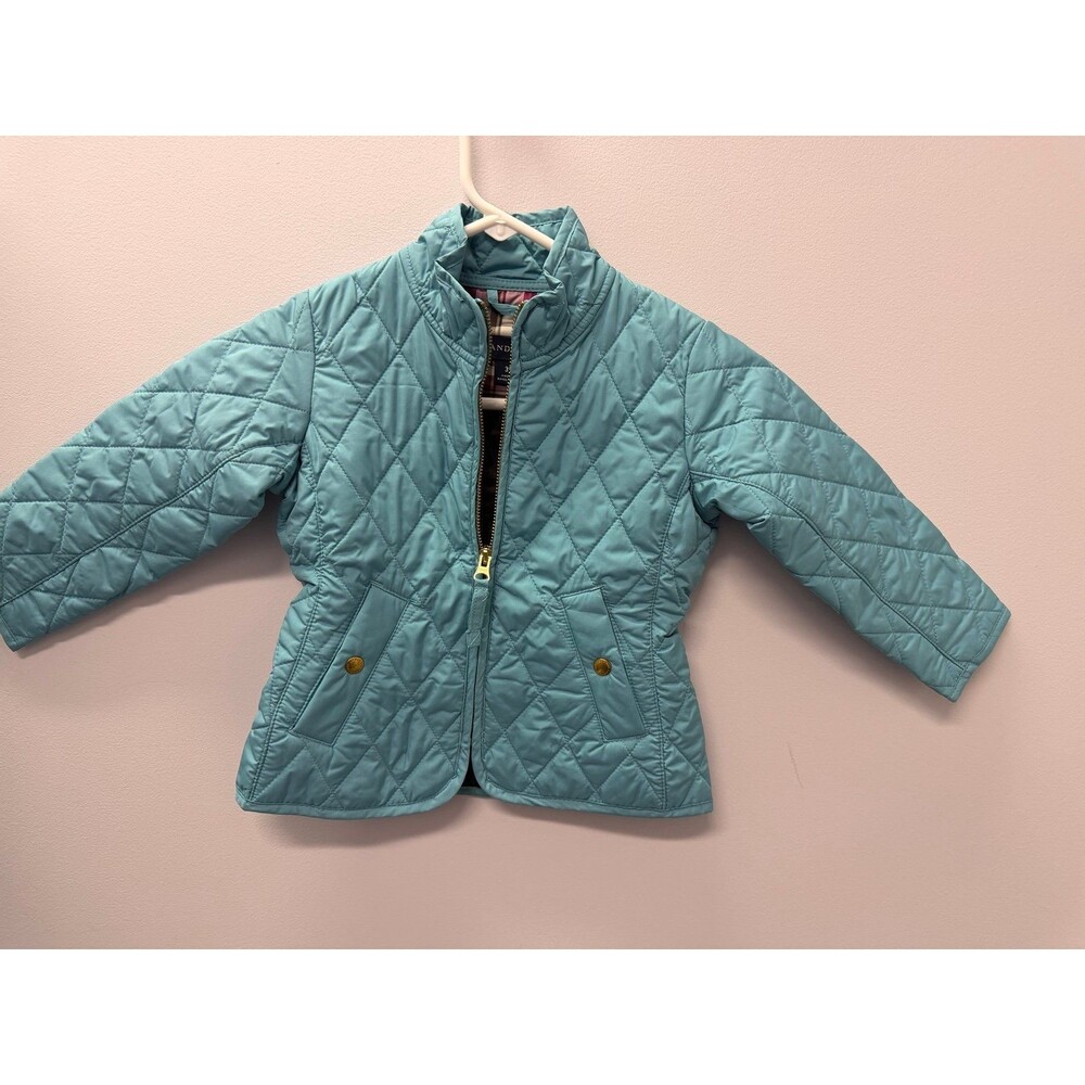 Girls lands end quilted coat
